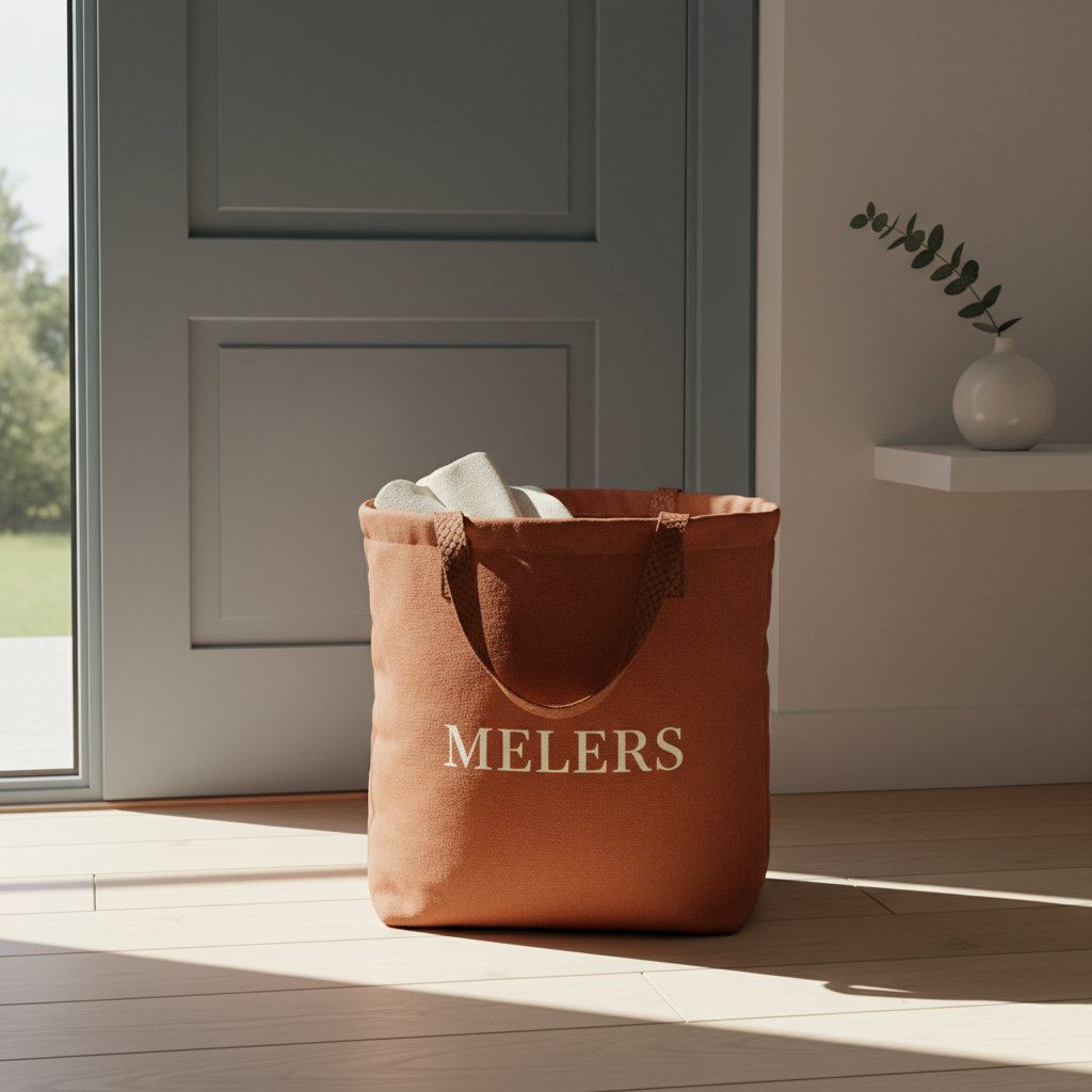 Melers toimituspussi ovella